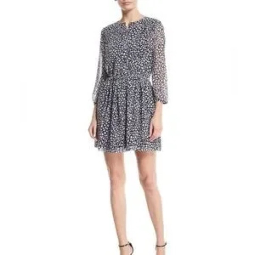 Club Monaco Bishhuppe sheer dress